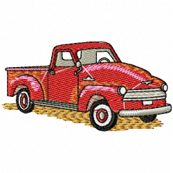 Pickup Truck Embroidery Design 2 Pickup Truck Embroidery Design 2